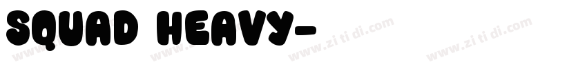 Squad Heavy字体转换